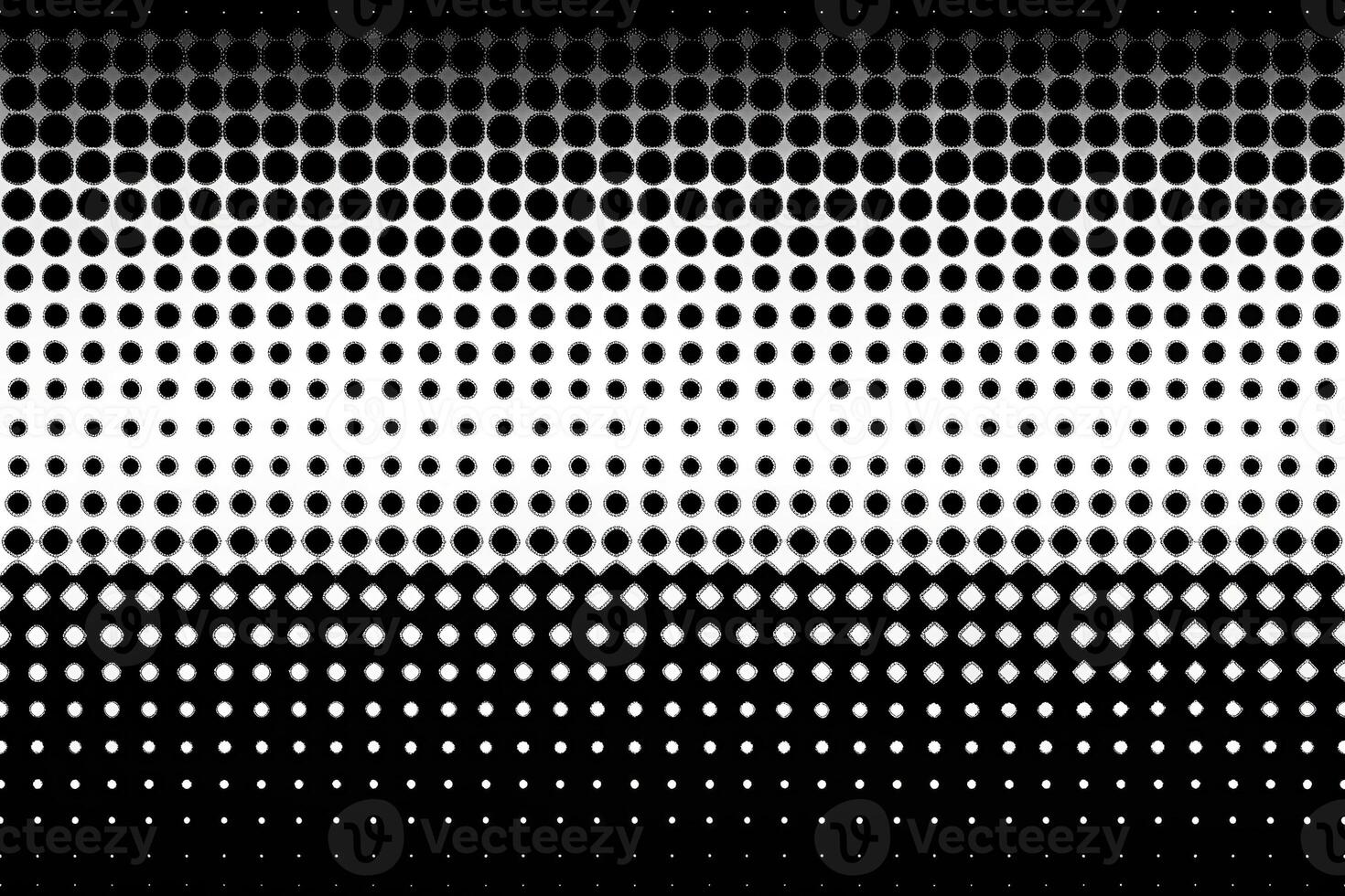 Abstract black and white horizontal dot and stroke pattern close-up photo