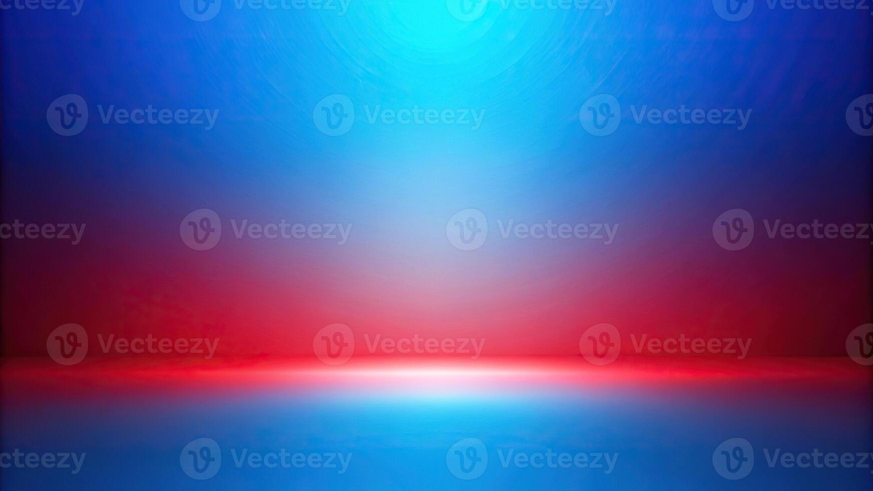 Abstract blue and red gradient background at eye level with a modern design photo