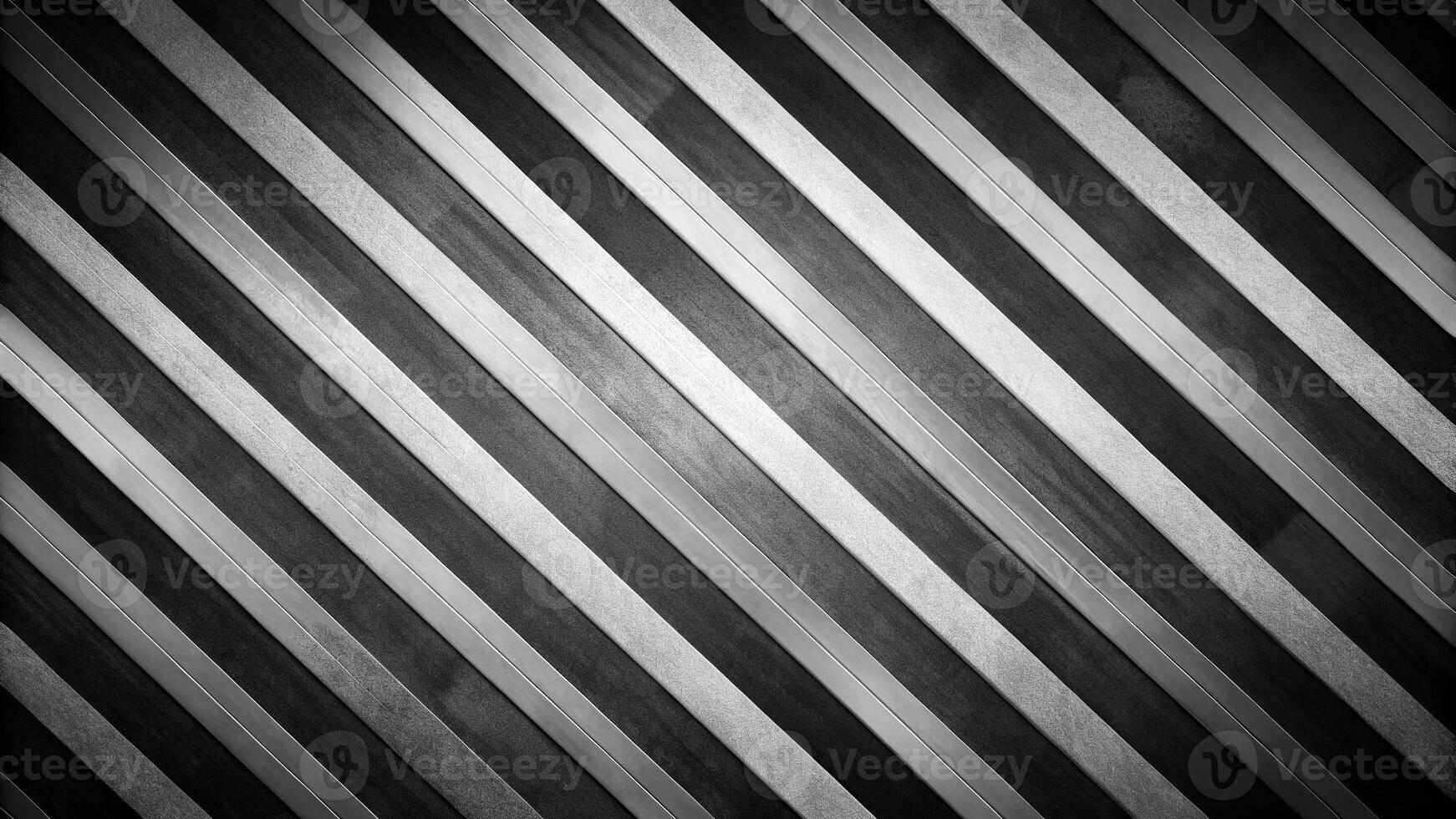 Abstract black and white pattern with diagonal stripes and texture photo