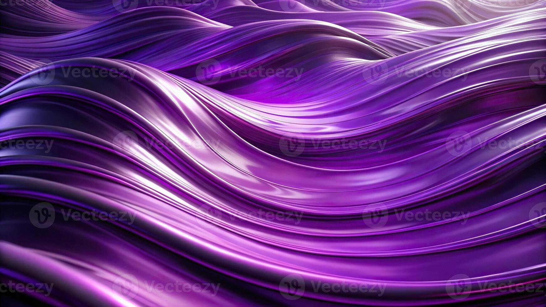 abstract background with flowing purple waves photo