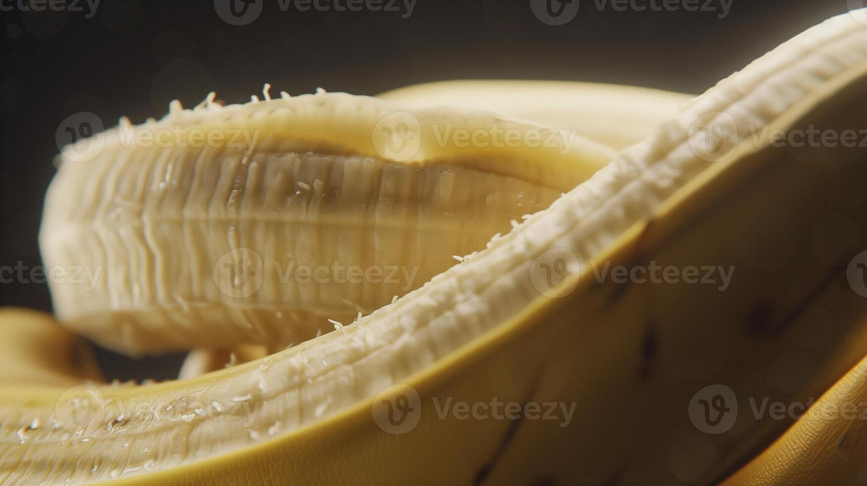 Closeup banana fruit with natural light and shadow freshness healthy food photo