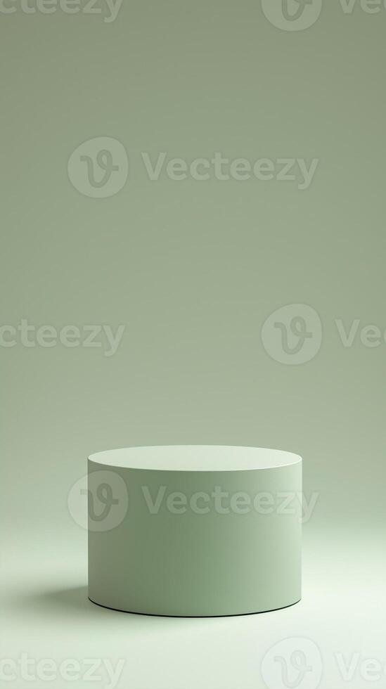 Cylinder podium stage display product minimal design presentation story background photo