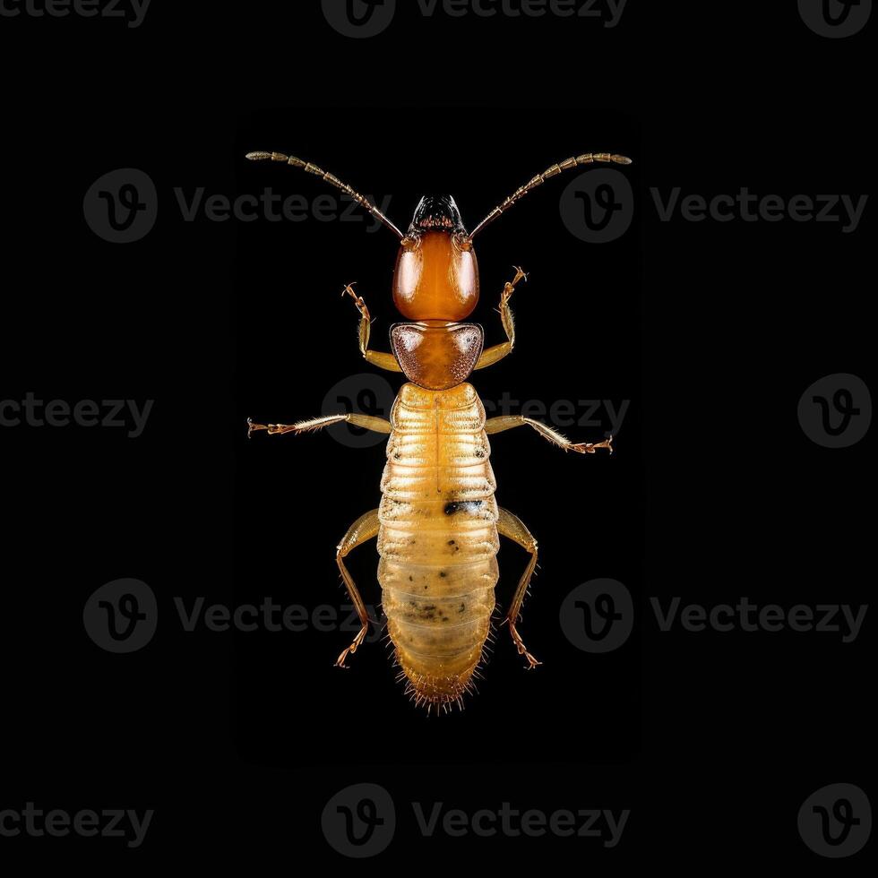 A brown bug with long legs and long antennae photo
