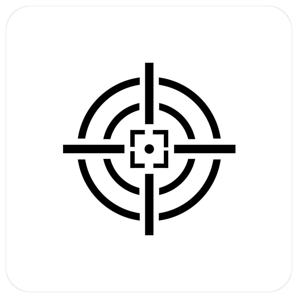 Aim and goal icon concept vector