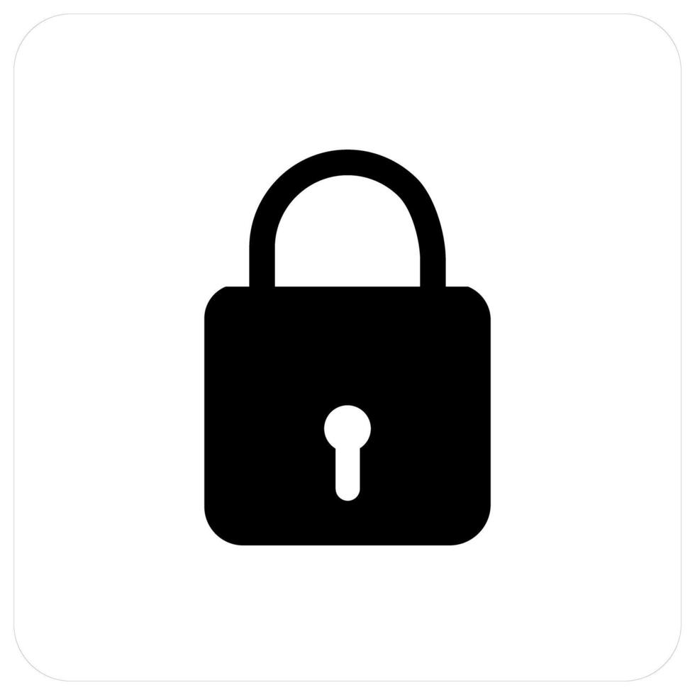 Lock and security icon concept vector