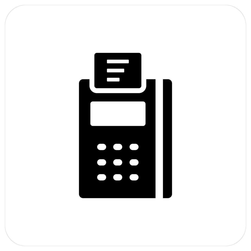Card Swipe Machine icon concept vector