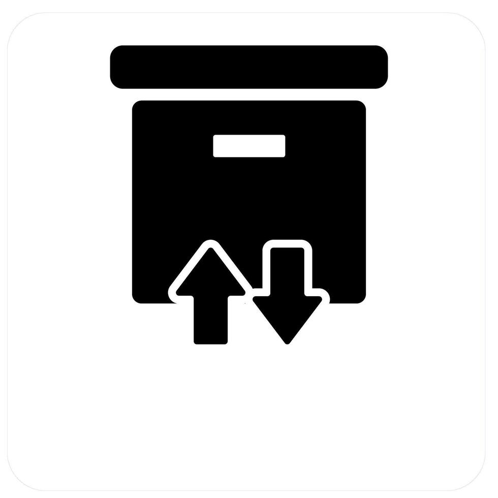 Delivery Message and parcel icon concept vector