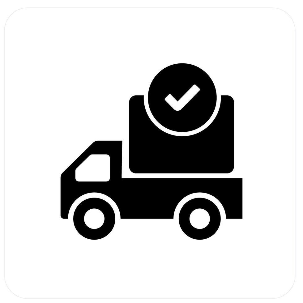 Delivery Email and email icon concept vector