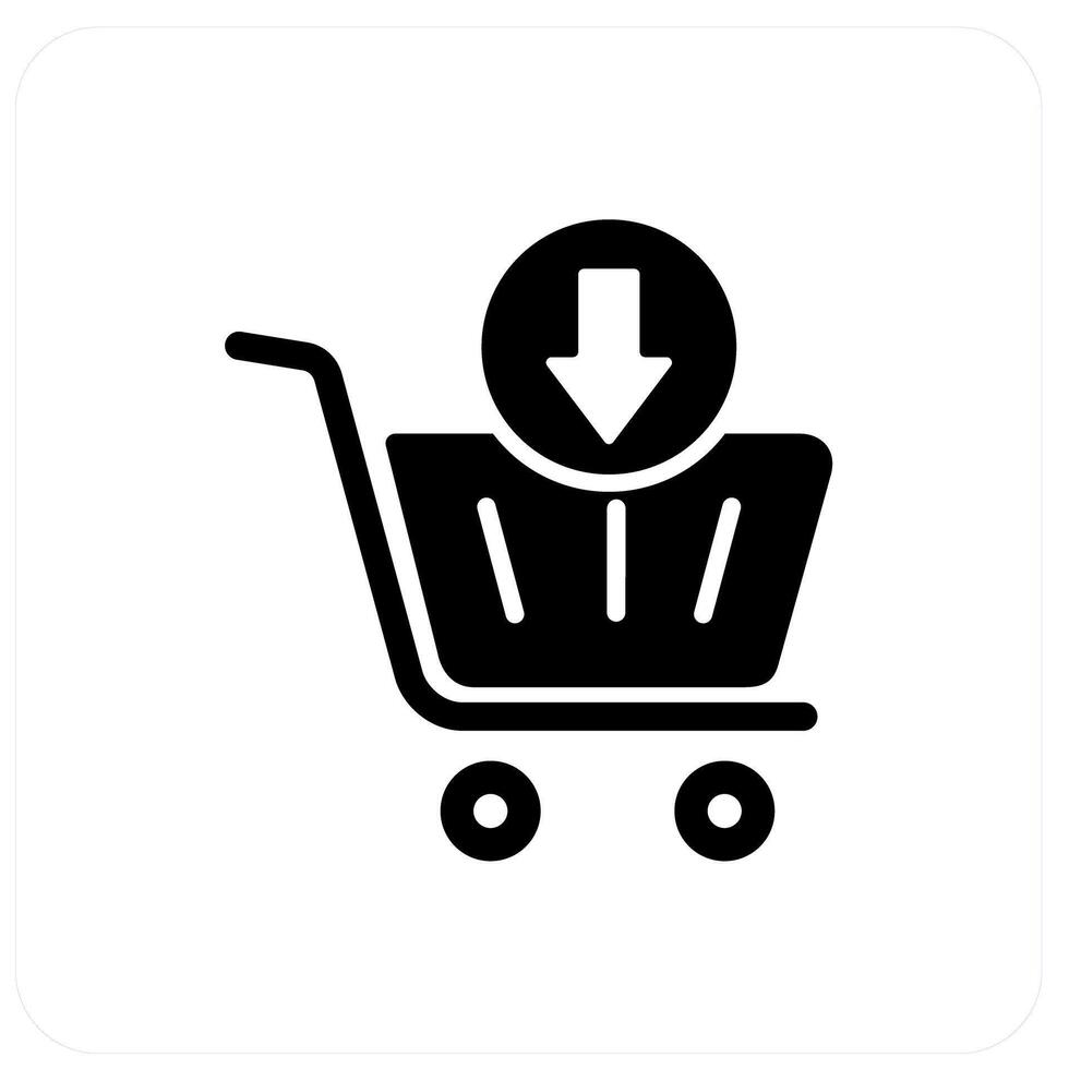 Download Cart and trolley icon concept vector
