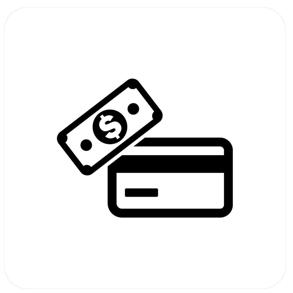 Payment Method and finance icon concept vector