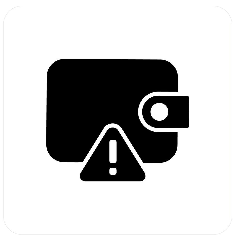 Wallet Maintenance and repair icon concept vector