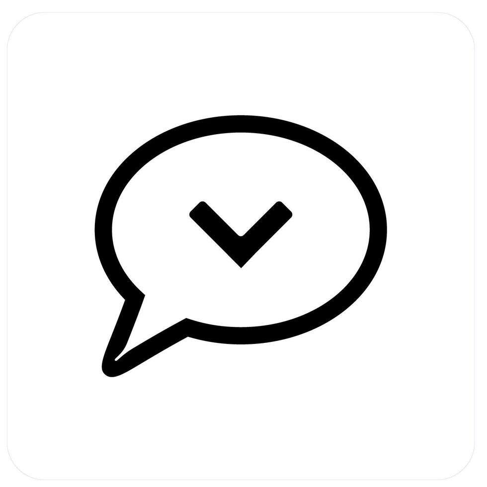 Message and chat icon concept vector