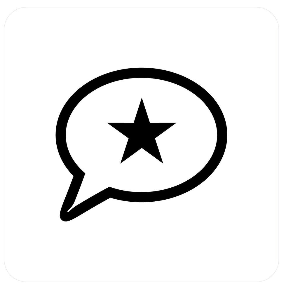 Star Message and favorite icon concept vector