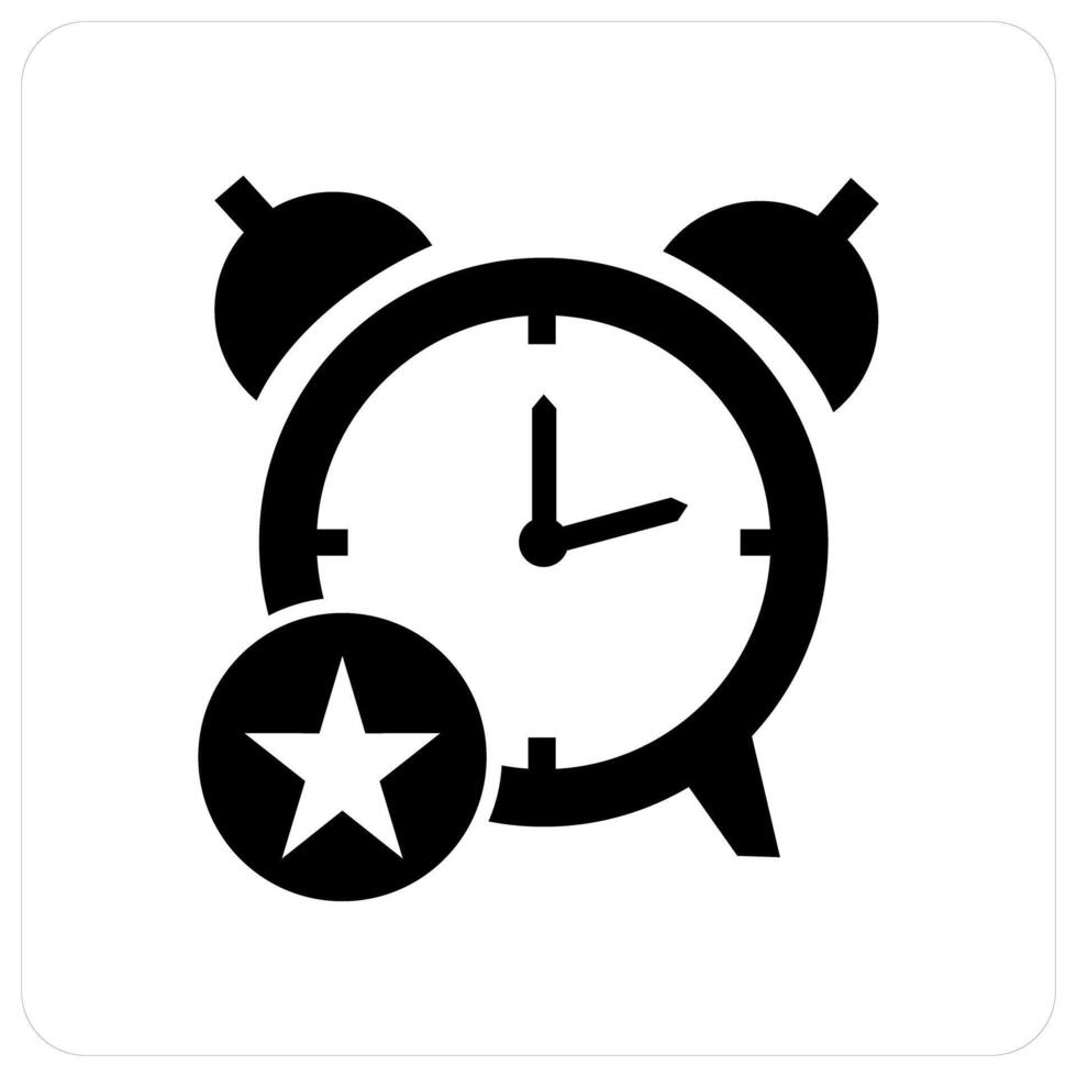 Favorite Time and time icon concept vector