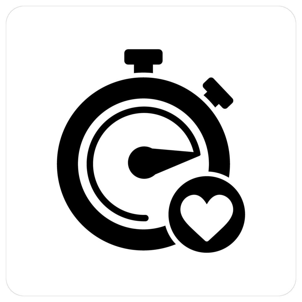 Favorite Time and time icon concept vector
