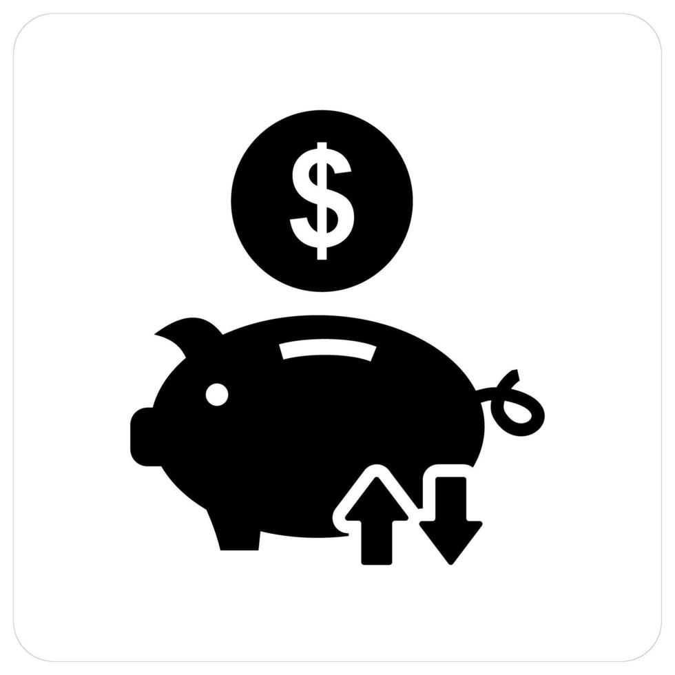 Bank Transaction and bank icon concept vector