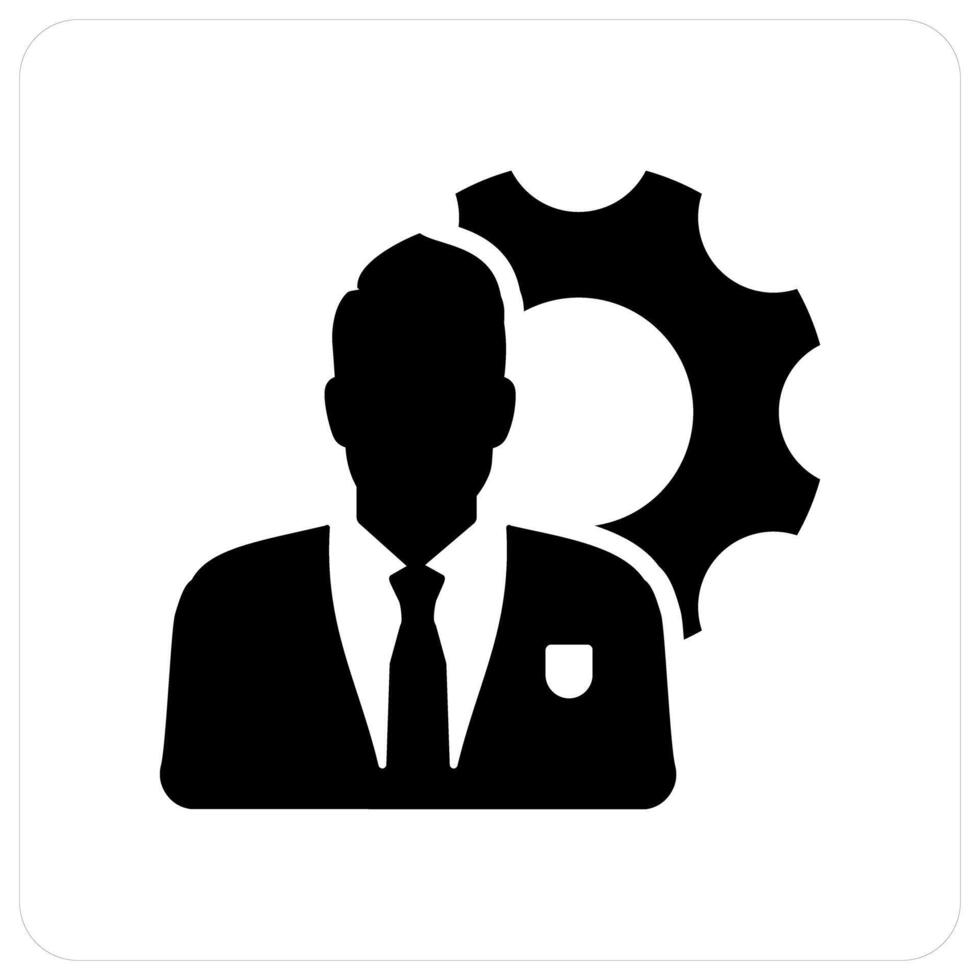 Business Management and management icon concept vector