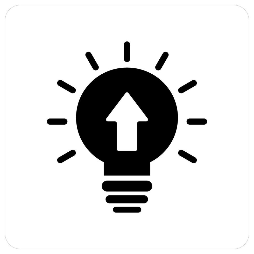 Innovation and idea icon concept vector