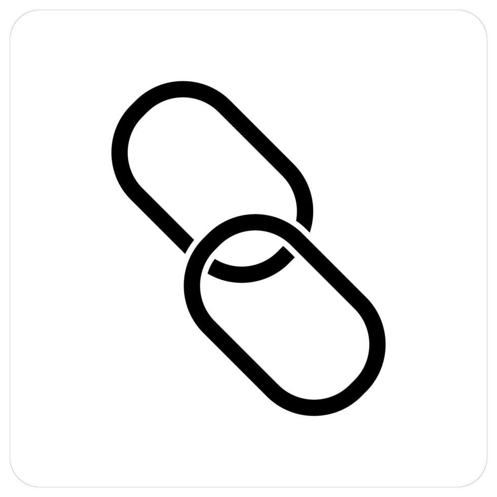 Link and chain icon concept vector