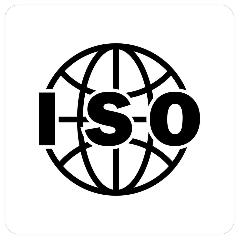 ISO and file icon concept vector
