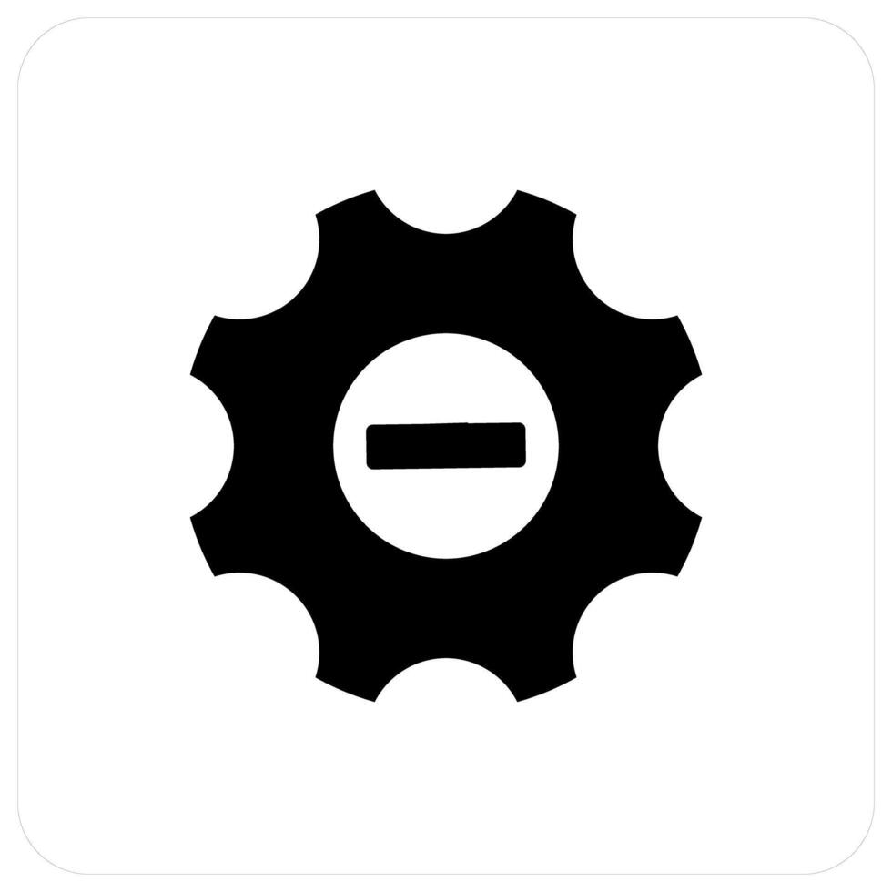 Optimization and settings icon concept vector