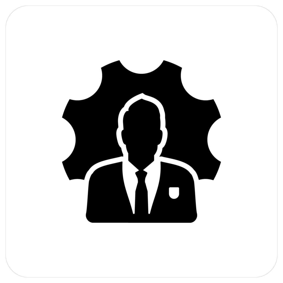 Business Management and management icon concept vector
