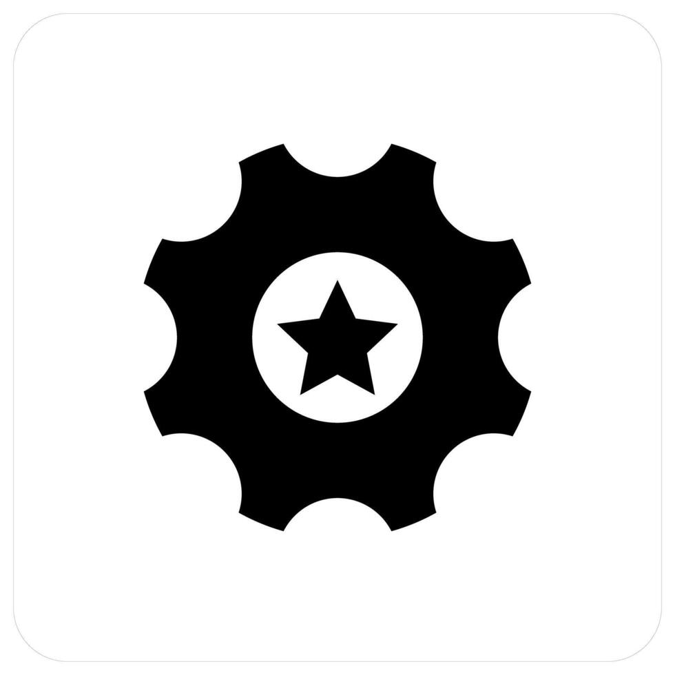 Favorite Setting and configuration icon concept vector