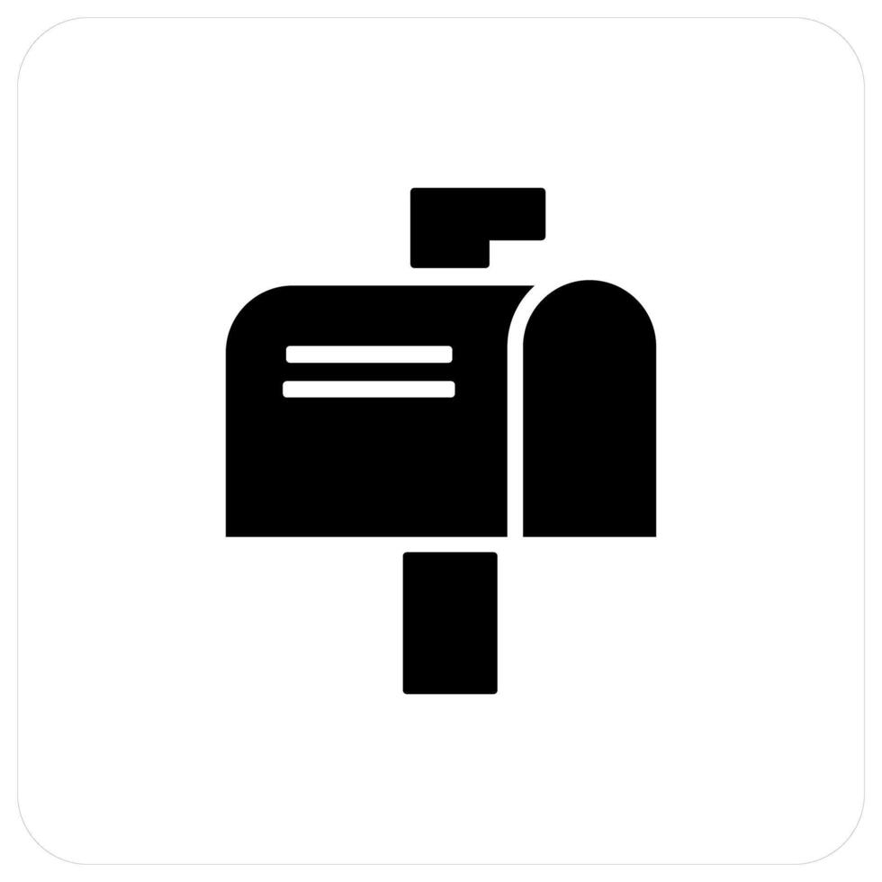 Post Card and letter icon concept vector
