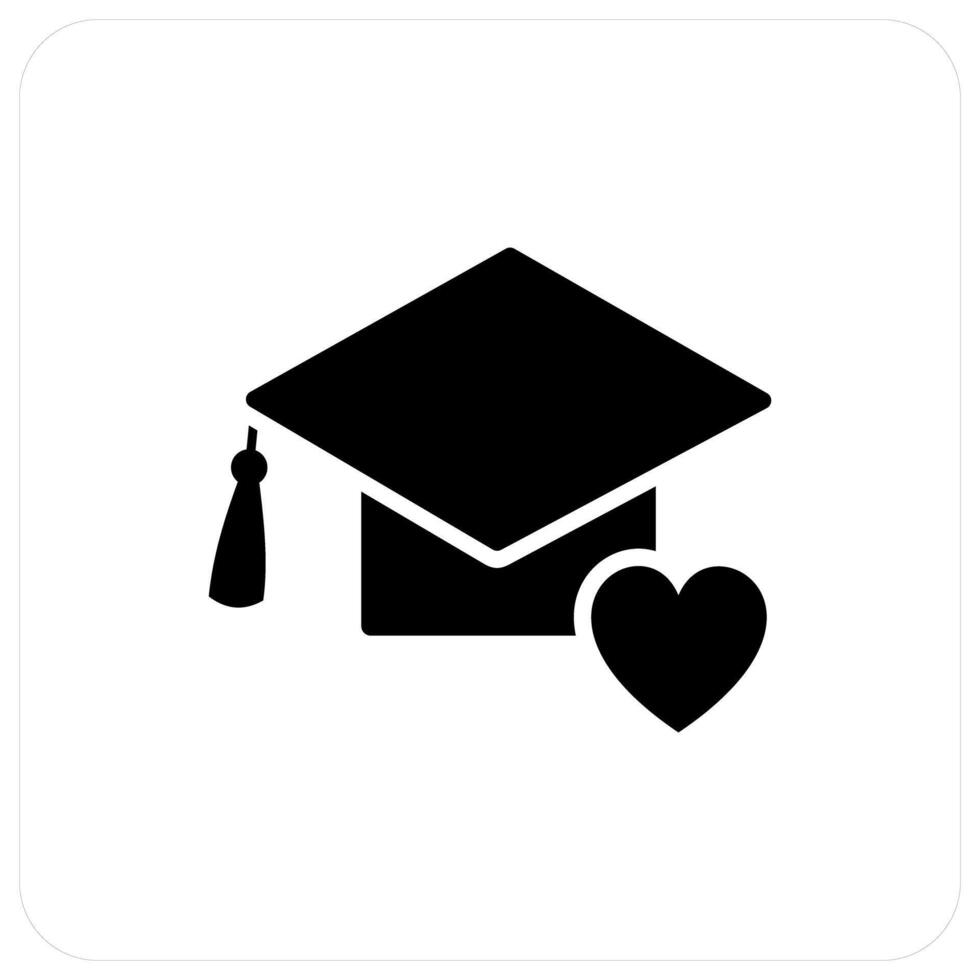 Graduation and degree icon concept vector