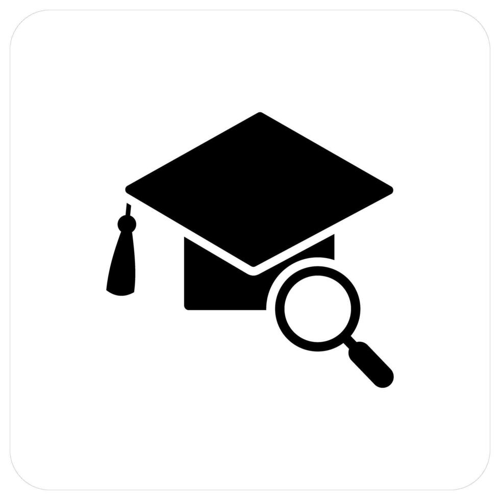 Education Search and study icon concept vector