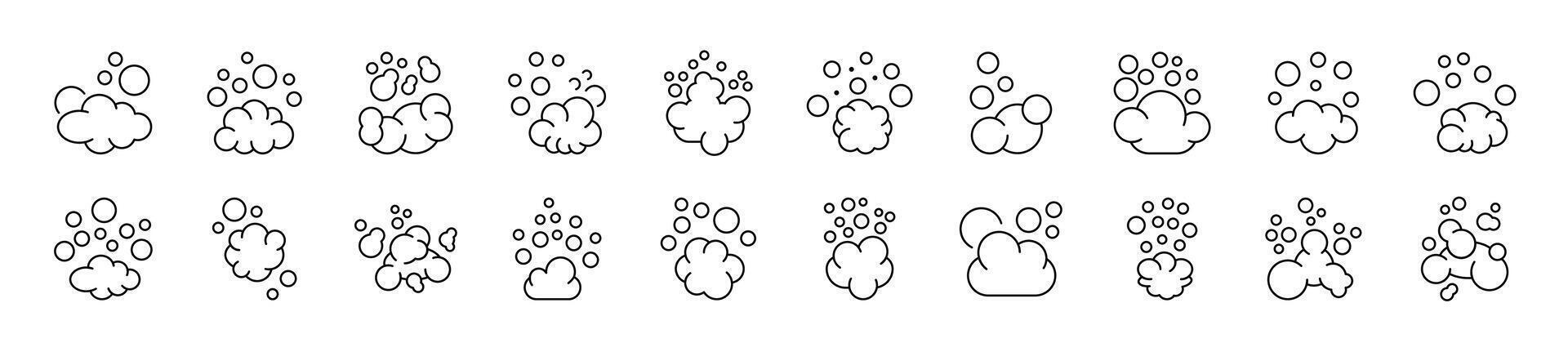 Monoline Icons. Perfect for design, infographics, web sites, apps. vector