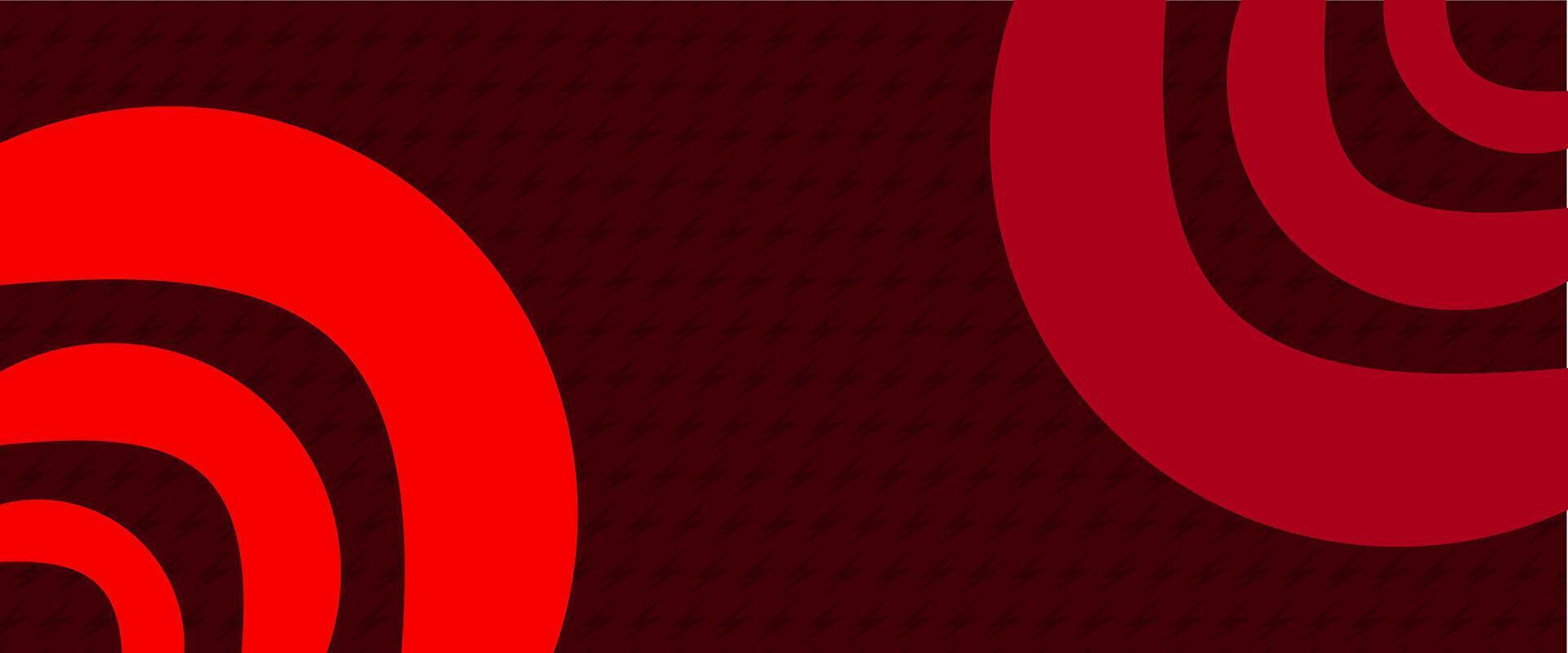 A red and black background with a red and black spiral vector