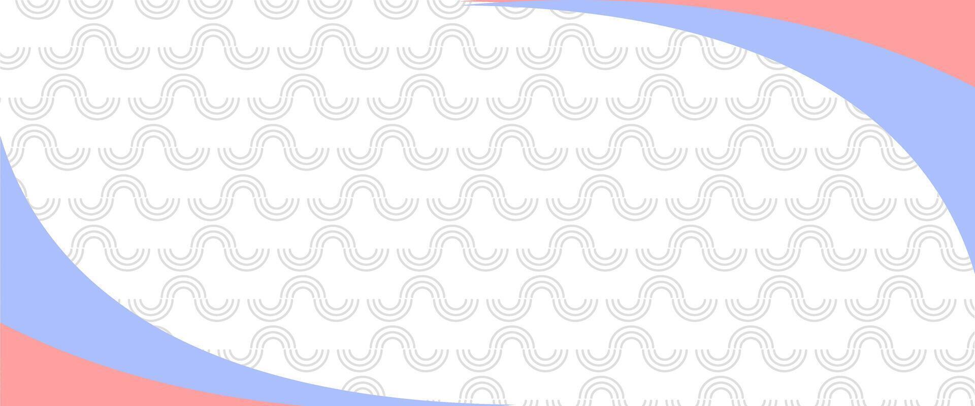 A white and pink background with a wave pattern vector