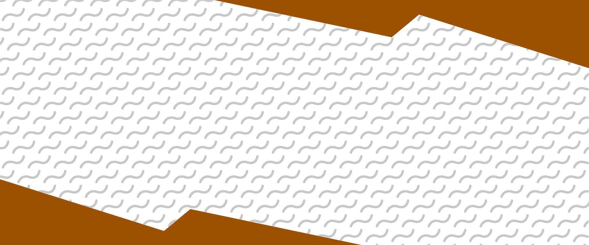 A white and brown background with a white arrow vector