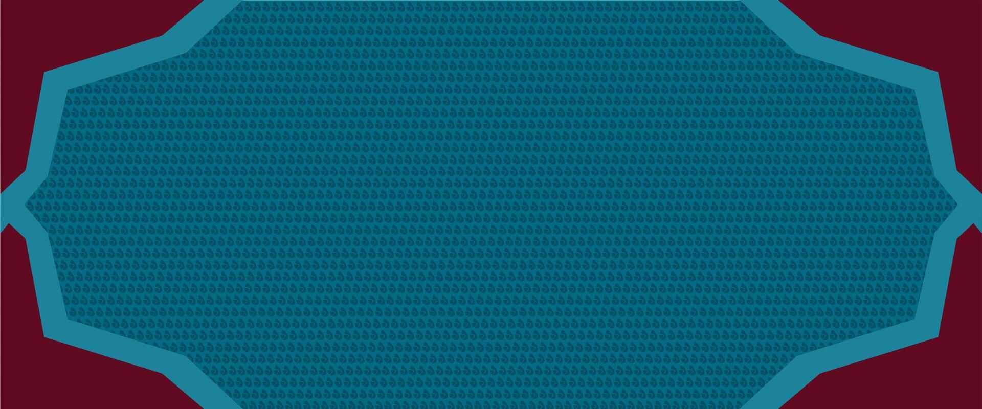 A blue and maroon background with a hexagon pattern vector