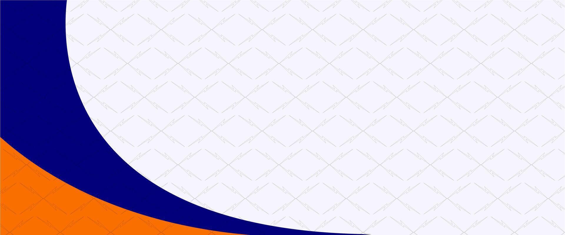 An orange and blue background with a curved line vector