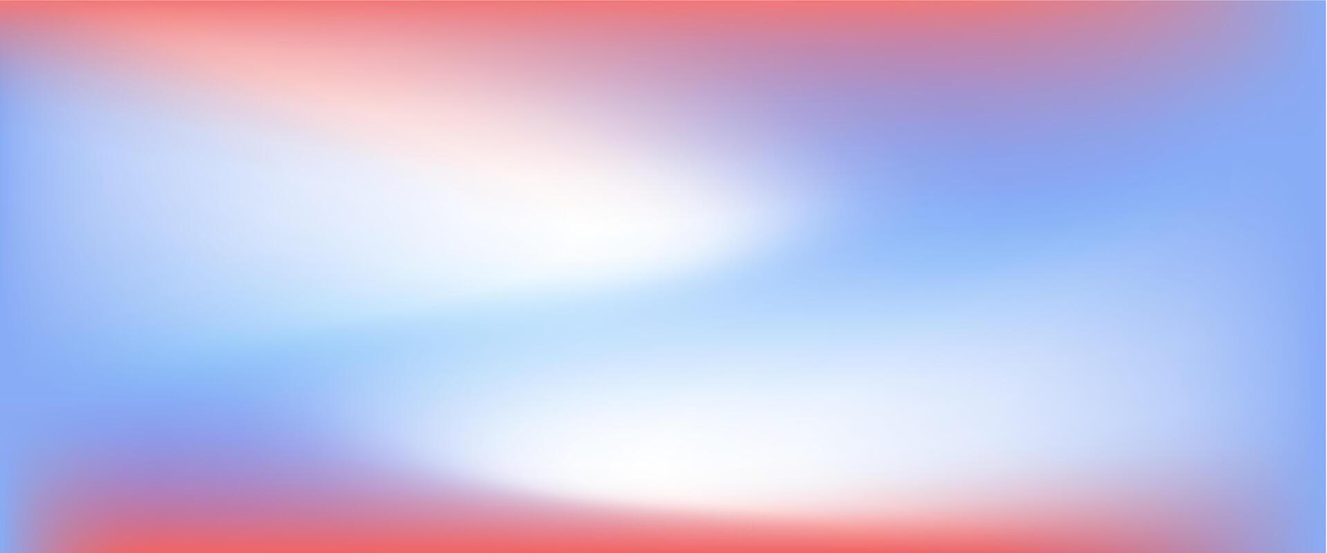 A blue and red background with a blurred image vector