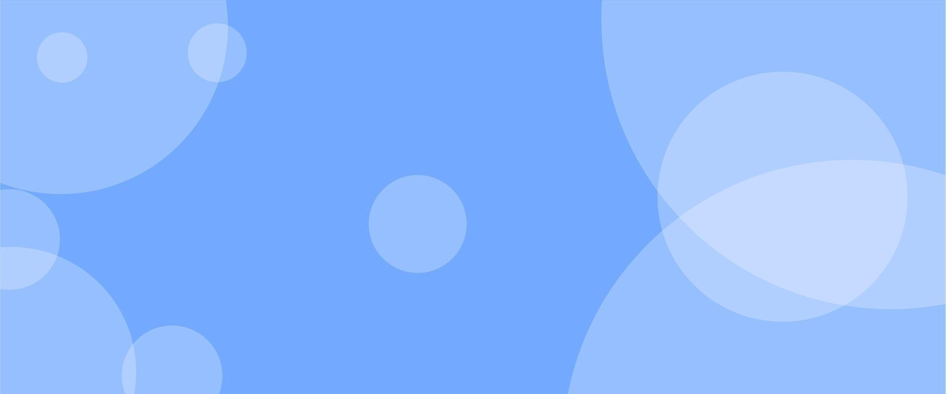 A blue background with white circles vector