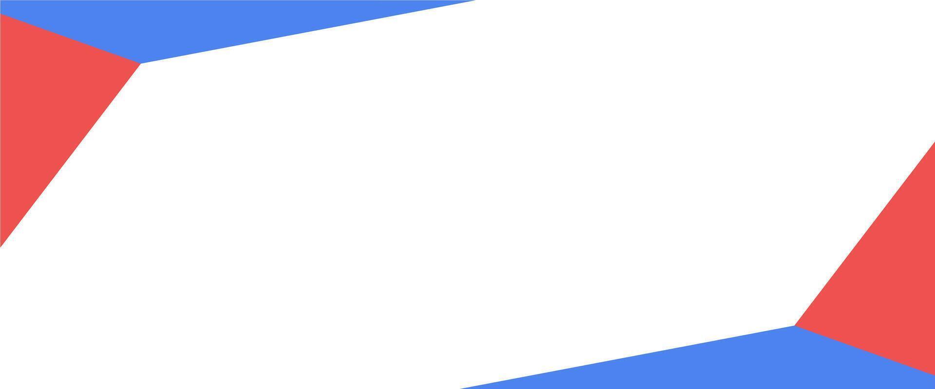 A red, white and blue square with a white border vector