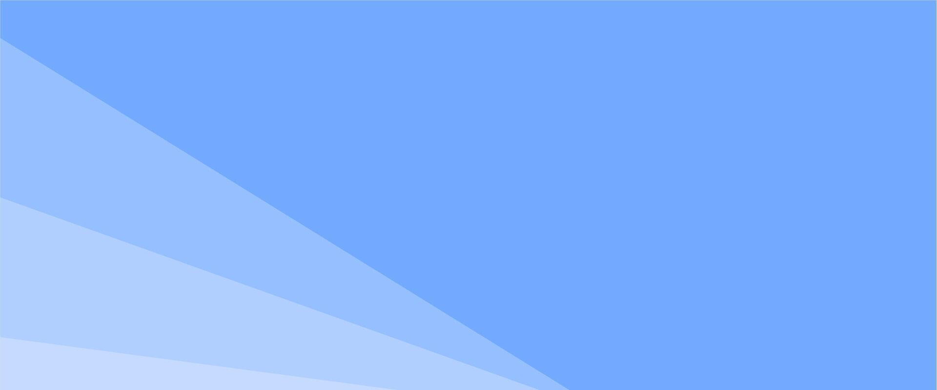 A blue and white background with a white and blue triangle vector