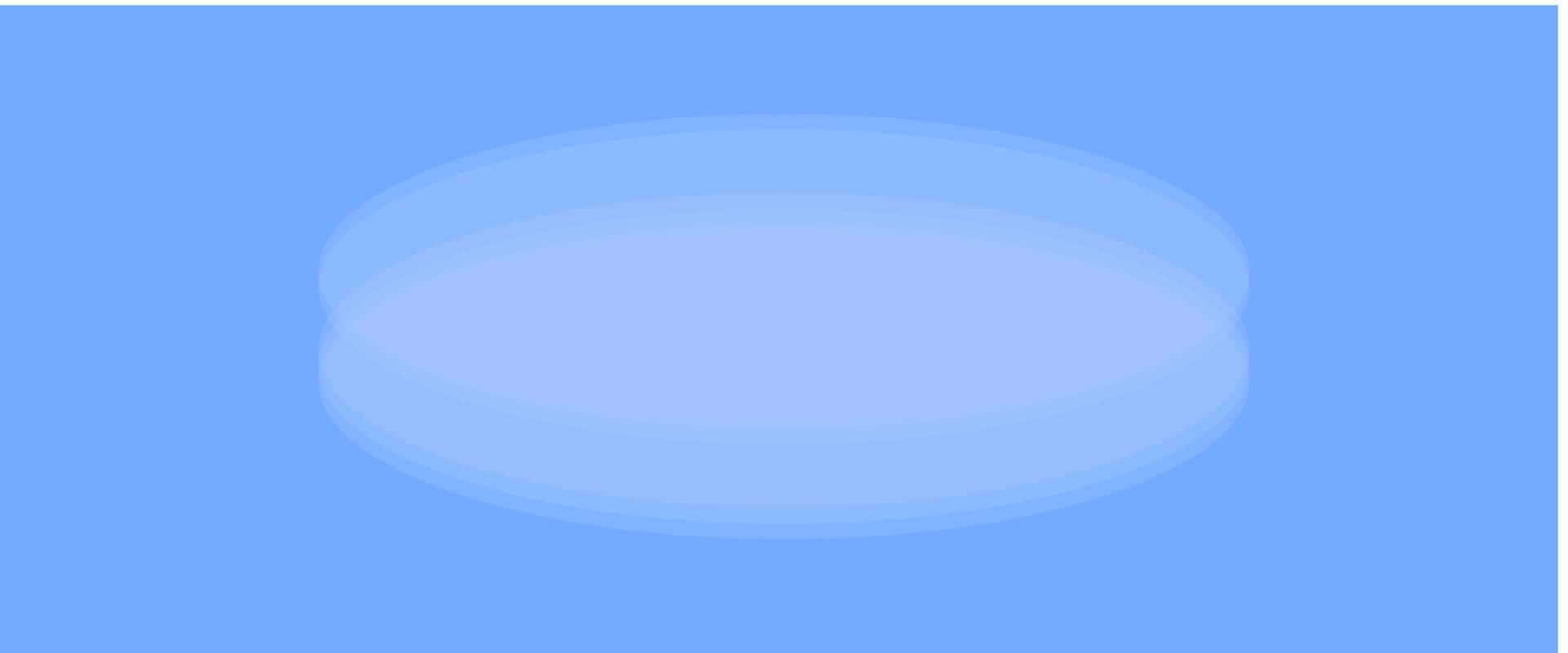 A blue circle with a white center vector