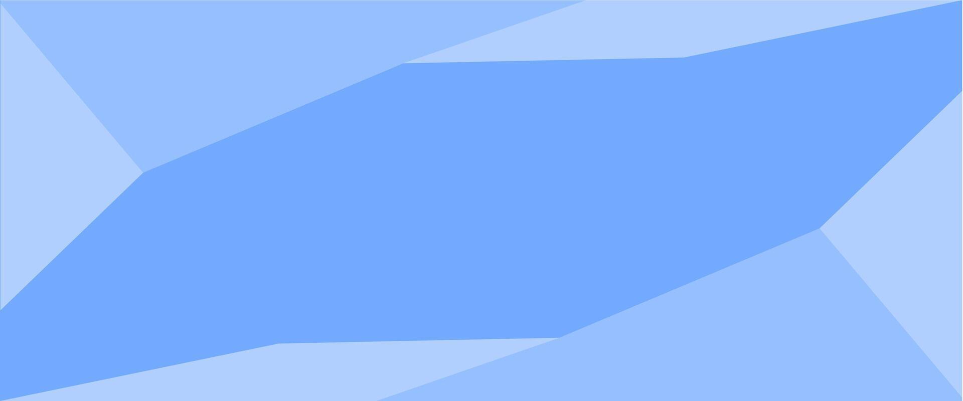 A blue background with a large triangle shape vector