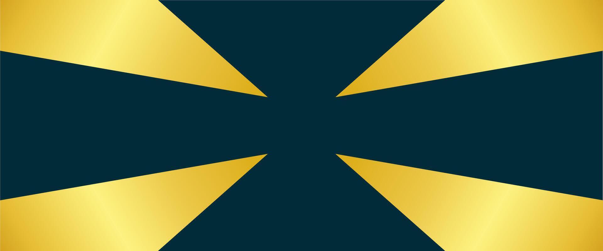 A black and gold cross on a black background vector