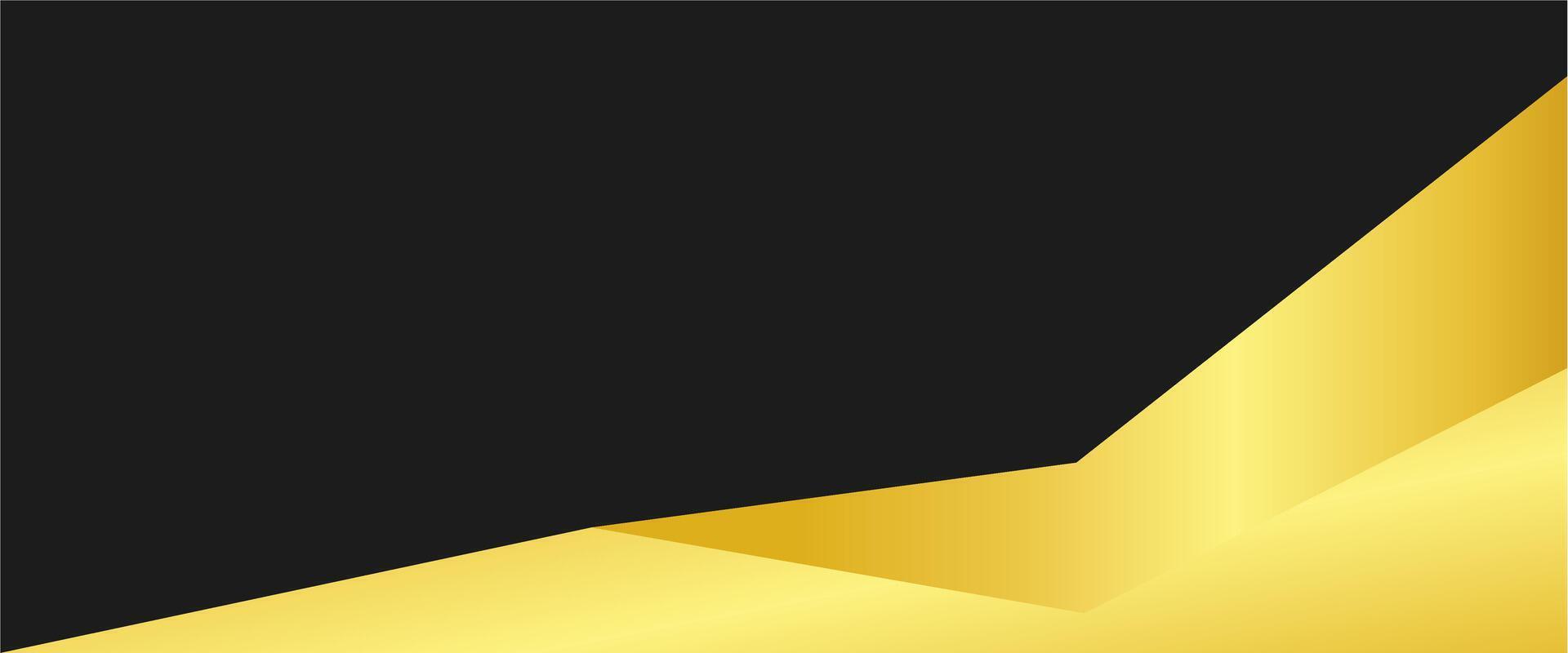 Golden arrow illustration on black background vector