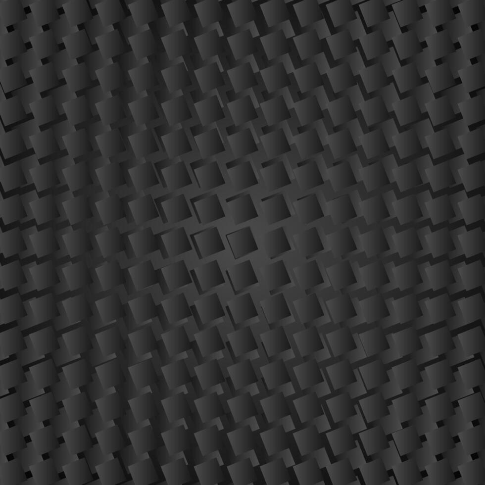 Abstract black geometric squares background vector
