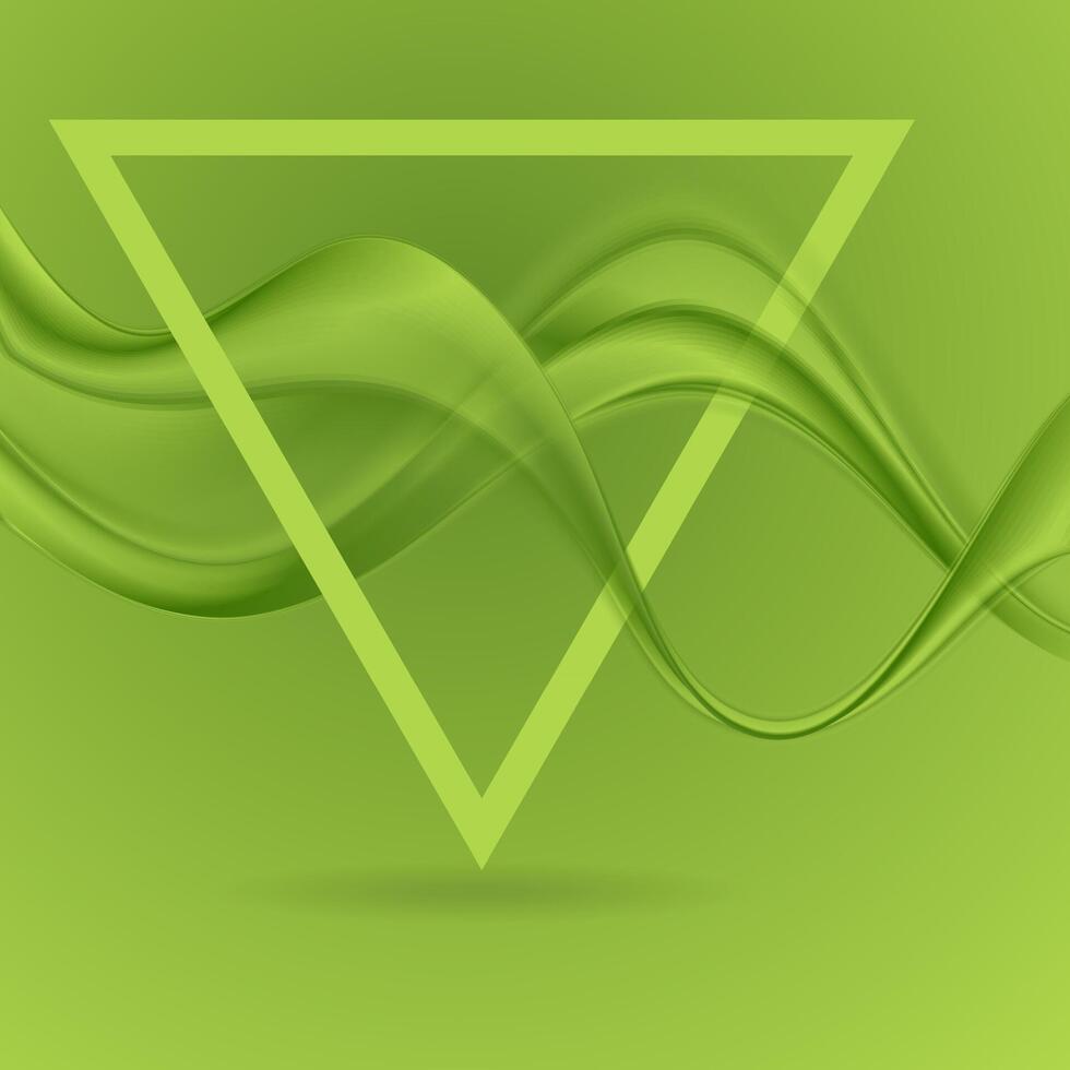 Color of the year 2017 Greenery wavy background vector