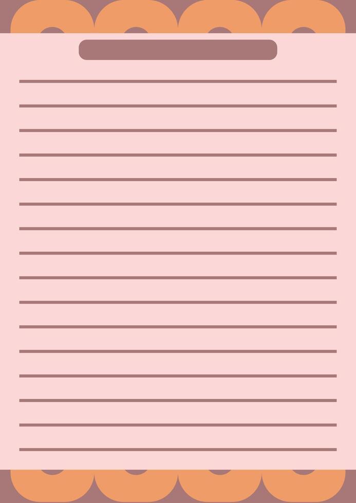 paper notebook, blank paper note book, notebook sheet, notebook page template, line notepad pages, dot graph notepad page illustration. vector