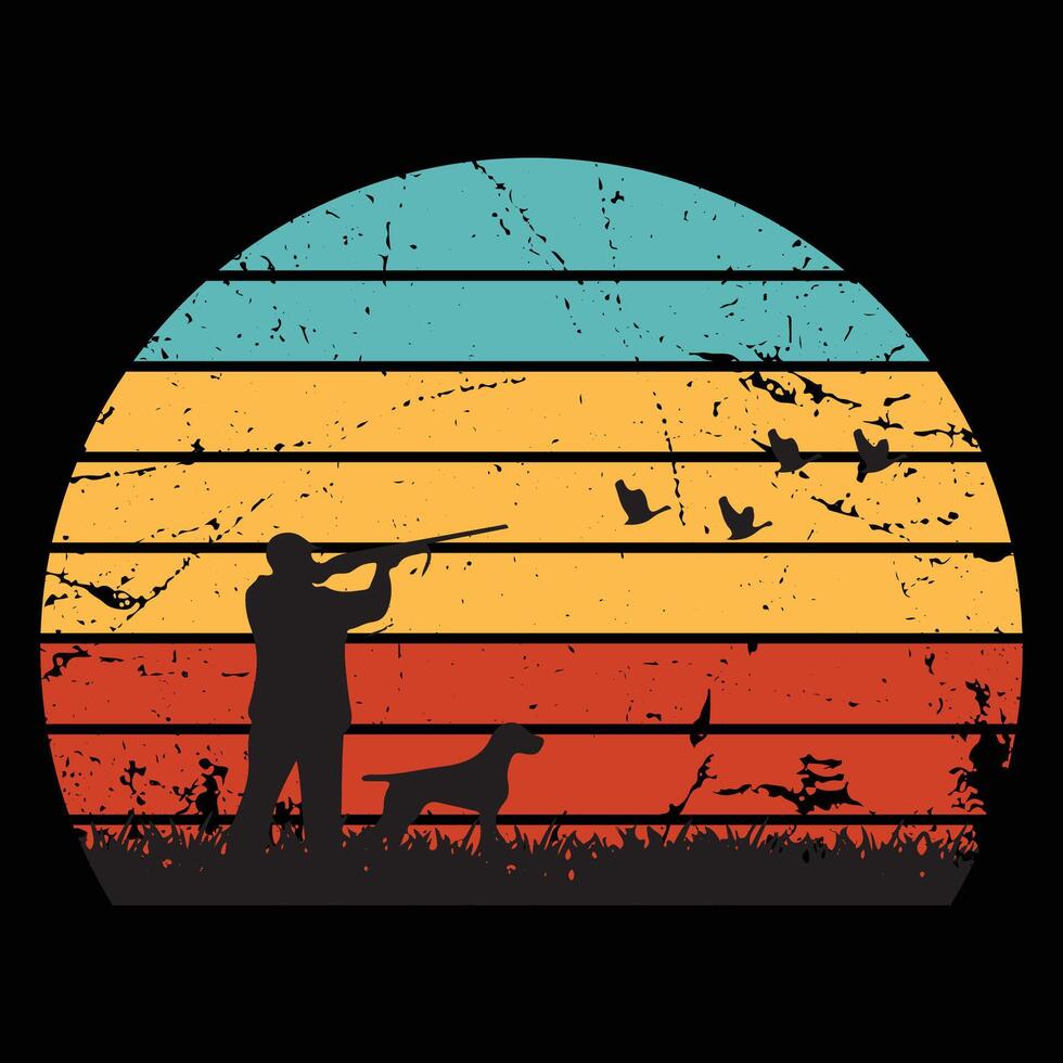 Goose Hunting t shirt design vector