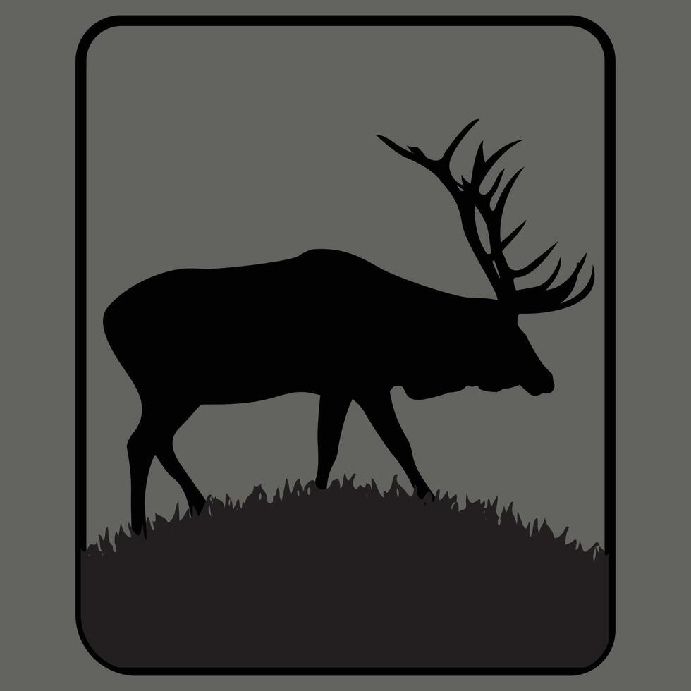 Elk Hunting t Shirt design vector