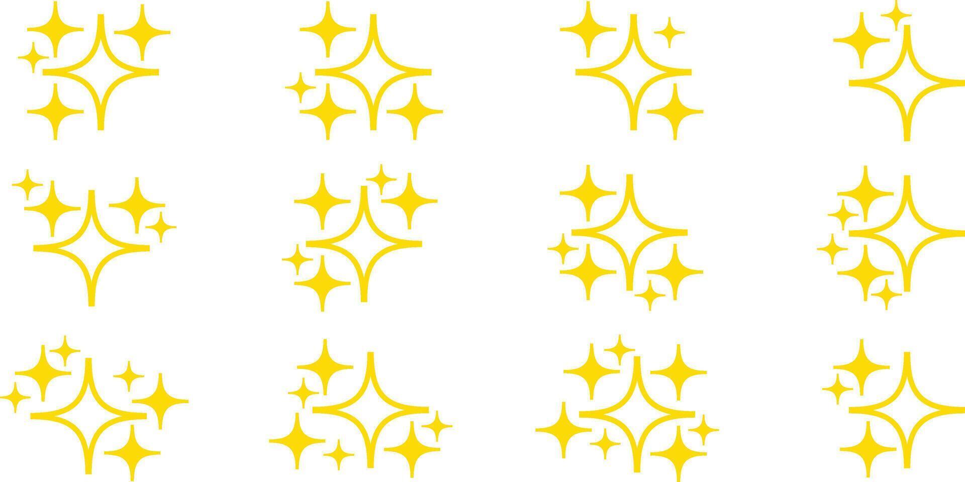Set of sparkle star icons. Abstract sparkle icon, shine icon, clean icon, star, icon shape illustration. Sparkles vector